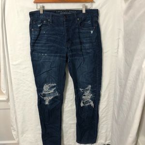 American Eagle Distressed Boyfriend Jeans
